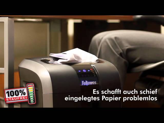 Video Teaser für Fellowes® Powershred® 73Ci Cross-Cut Shredder Demo - German