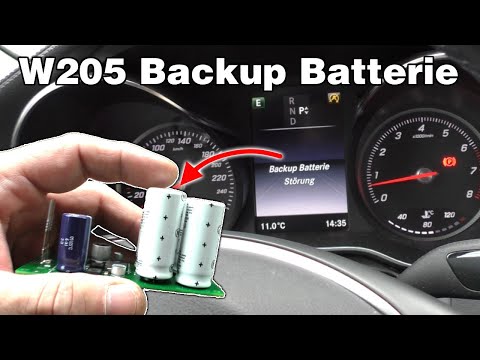 Mercedes W205 Backup Batterie Fehler
