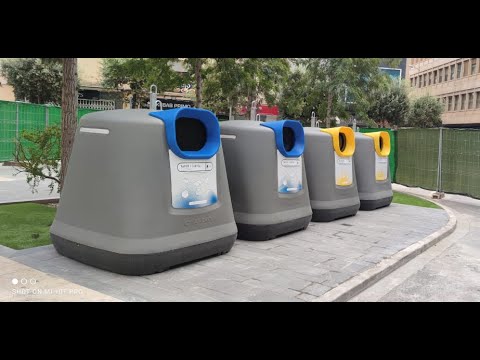 Colonne aérienne d'apport volontaire ultra résistante - CITY BIN en polyéthylène, design original - 2 à 4 m3_2