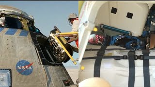 OFT-2 Starliner recovery operations and hatch opening