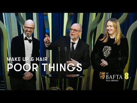 afbeelding Poor Things wins the BAFTA for Make Up & Hair | EE BAFTA Film Awards 2024