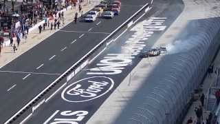 preview picture of video 'Kyle Busch Bristol Burnout - Spring Nationwide race 2014'