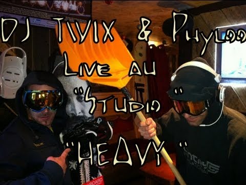 DJ TWIX & PHYLOO - "Heavy" - Live @Le Studio 3/4 (Freestyle scratching/beatbox & looping)