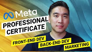 NEW Professional Certificates for Developers and Marketers from Meta