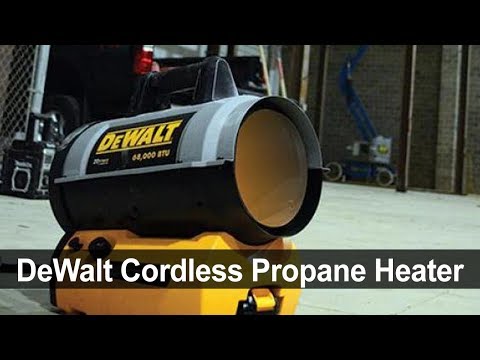 DeWalt 68,000 BTU Cordless Forced Air Propane Heater