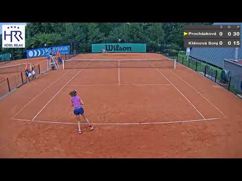 Prochazkova vs Ktenova   14 8 2017   Ostrava