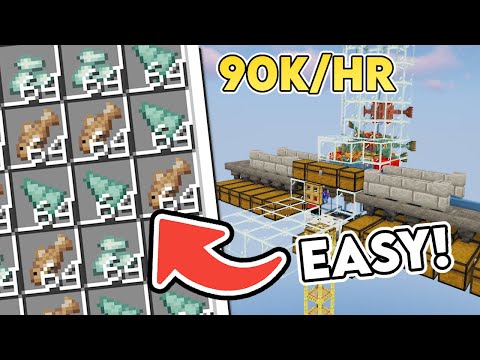 Minecraft 1.20+ Guardian Farm XP Farm Tutorial | No Ocean Draining | 180k XP/hr | Ianxofour's Design