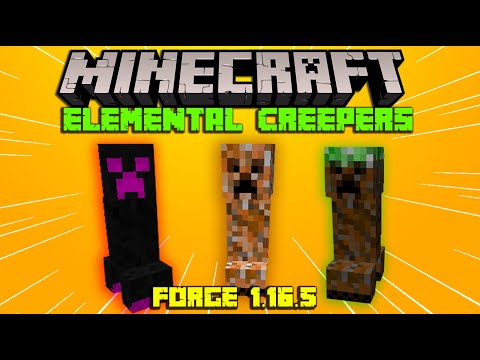 PecsiTonic - MOD REVIEW: MINECRAFT ELEMENTAL CREEPERS FORGE 1.16.5 JAVA | Pecsitonic