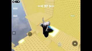 Red and white wall hop tower, and wallhop tower