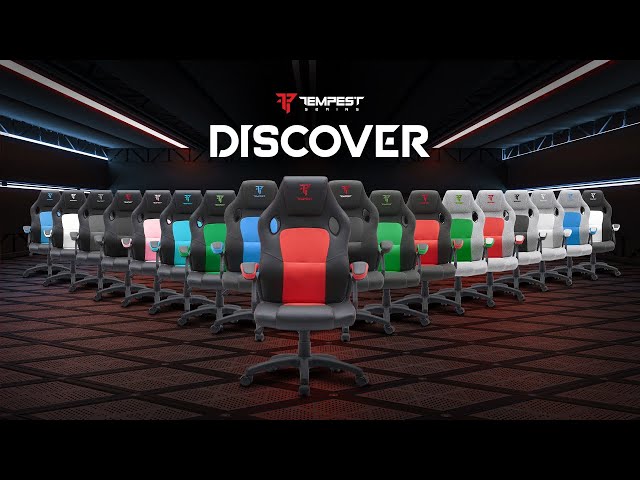 Tempest Scopri la sedia da gaming rossa video