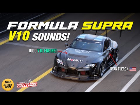 Formula Supra V10 World Time Attack Challenge raw engine sounds! (WTAC 2023)