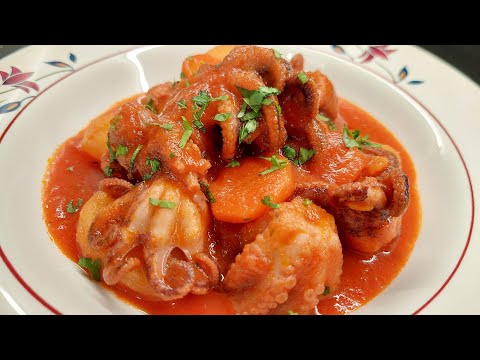 Polipetti Affogati al Sugo *Niente di piรน Semplice *