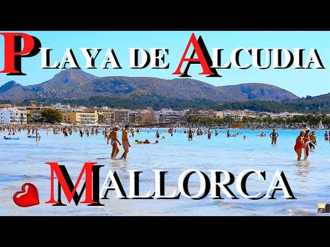 Platja d'Alcúdia | Walk Along Alcudia Beach | Mallorca