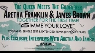 Aretha Franklin & James Brown Interviewed about their 1989 recording "Gimme Your Love"