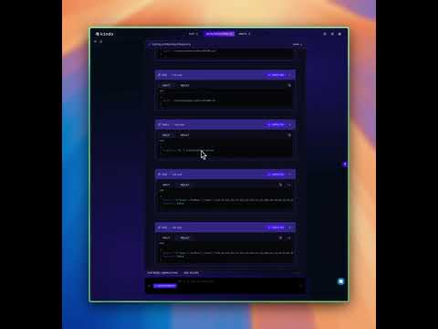 Kindo Chat Actions Git Clone Run Python