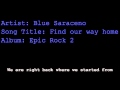 Blue Saraceno - Find our way home [with lyrics ...