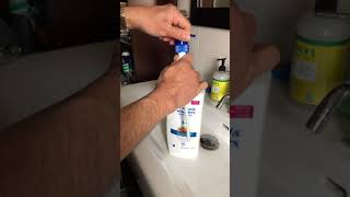 Unlock stubborn shampoo or lotion bottle pump dispenser