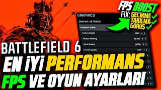 Battlefield 6 AYAR Rehberi | FPS Yükseltme