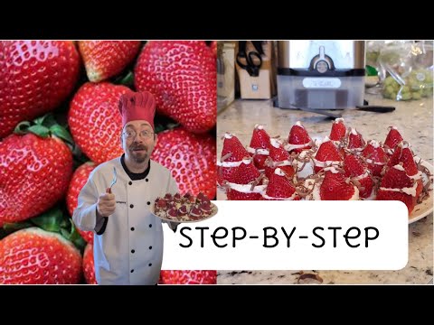 Cooking with Gregory: Stuffed Strawberries!