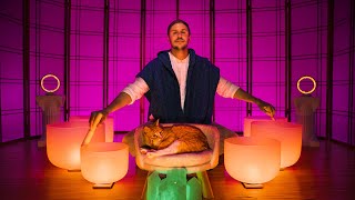 Nervous System Reset Sound Bath | Crystal Singing Bowls for Total Calm