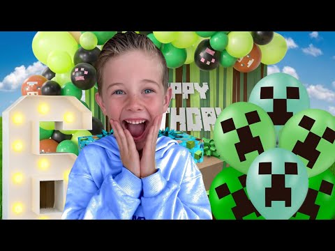 HE TURNED 6 YEARS OLD!! MY SONS DREAM BIRTHDAY SURPRISE!!