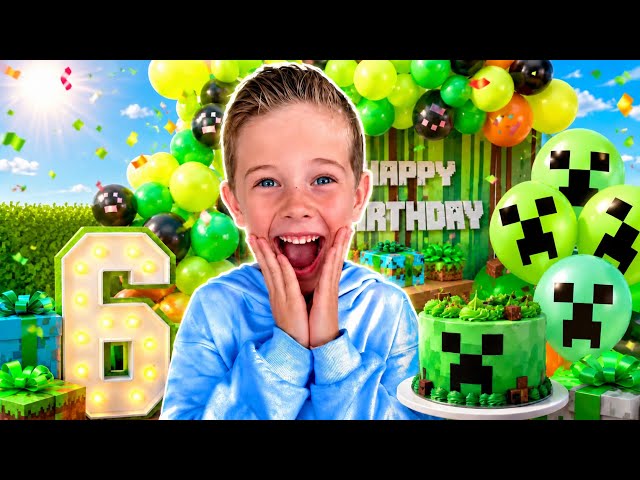 HE TURNED 6 YEARS OLD!! MY SONS DREAM BIRTHDAY SURPRISE!!