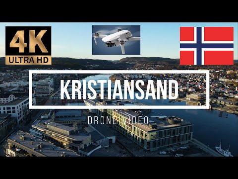 Kristiansand City Centre | 4K Drone