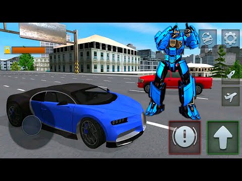 Flying Car Robot Shooting Games: HeliCar Robot Transform Battle Mode - Android iOS Gameplay