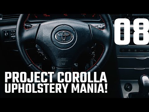 Toyota Corolla TS #8 - Refinishing the steering wheel and shift knob! - Boostmania International