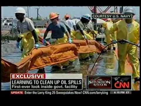 Deepwater Horizon - May 7, 2010 - CNN - Cleanup techniques