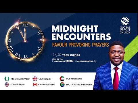 Midnight Encounters with Yemi Davids | Favour Provoking Prayers | 21st July 2022