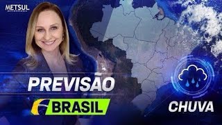 07/01/2025 - Previsão do tempo Brasil -  Chuva 10 dias | METSUL