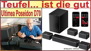 Ultimea Poseidon D70 - 7.1 Surround Sound Anlage - 410W - kompakt günstig & teuflisch gut? Deal