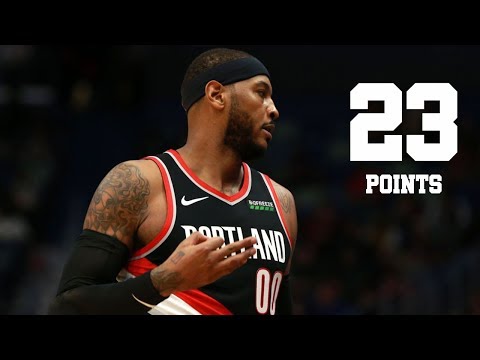 Carmelo Anthony 23 Pts 11 Reb | Full Game Highlights