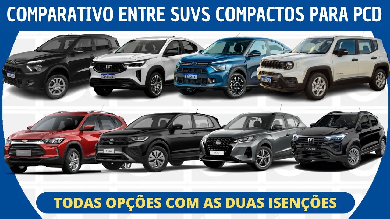 COMPARATIVO ENTRE SUVS PARA PCD 2025