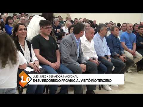 En su recorrido provincial visitó Río Tercero