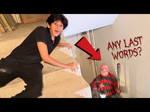 SCARY FREDDY KRUEGER FOUND ME😱HOUSE ESCAPE