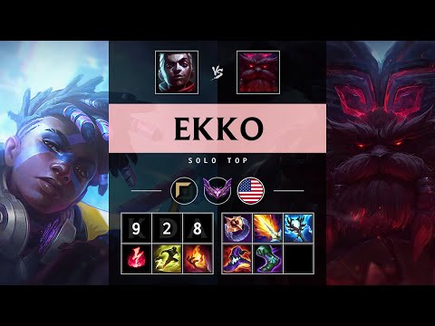 Ekko Top vs Ornn - NA Master Patch 25.09