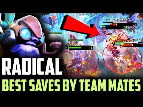 Radical Tinker - Best Saves By His Team Mates Ever Dota 2
