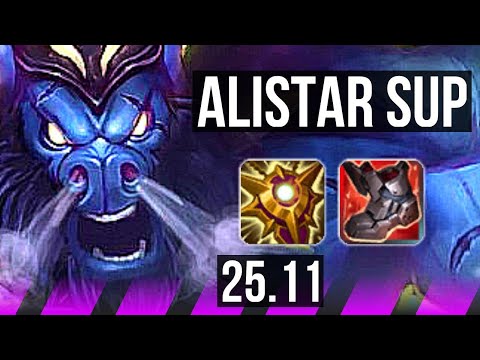 ALISTAR & Senna vs RELL & Tristana (SUP) | 2/1/25, 71% winrate | EUW Challenger | 25.11