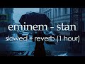 eminem - stan remix slowed + reverb 1 hour
