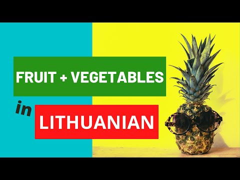 Fruit and vegetables in Lithuanian
