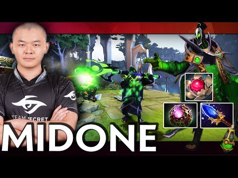 MidOne INSANE Skills - 9k Solo Mid Carry Rubick Comeback Dota 2