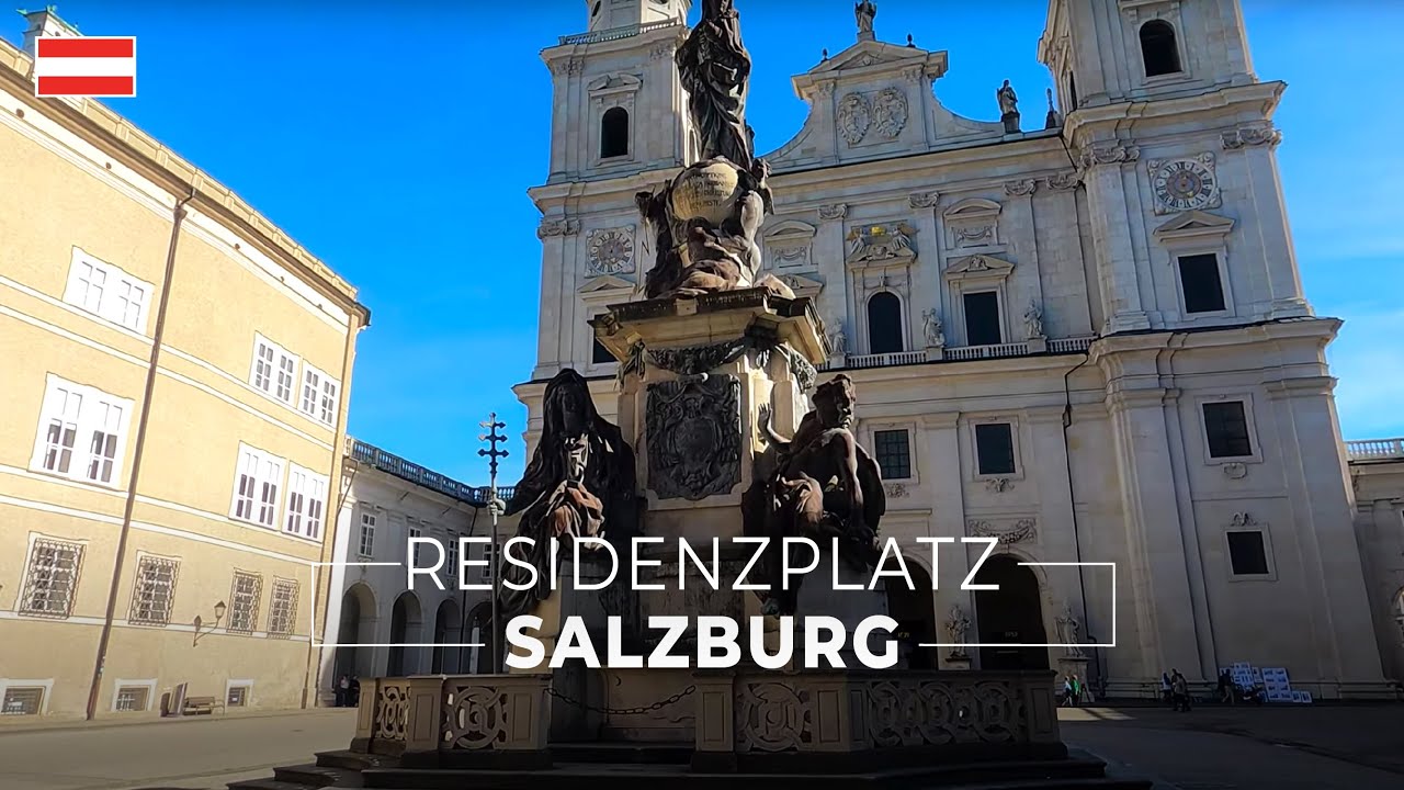 Embark on a walking tour at Residenzplatz.
