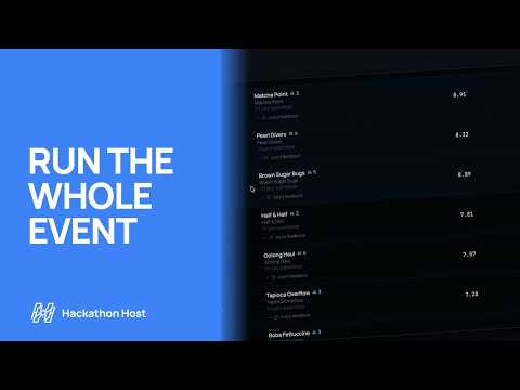 HackathonHost video preview