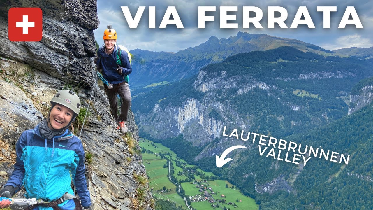 Join the thrill as travelers experience the exhilarating Via ferrata adventure.