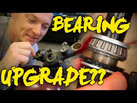 How to Install  CB750 Tapered Steering Bearings **UPGRADE**