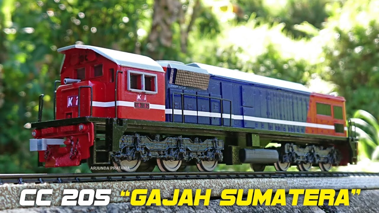 CUMA 100 RIBUAN‼️ MINIATUR LOKOMOTIF CC 205 
