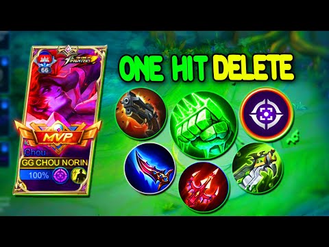 CHOU ONE HIT DELETE BUILD 🔥🔥🔥