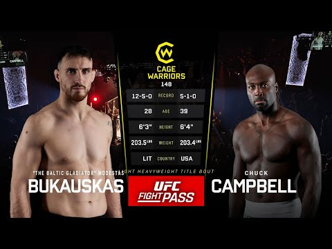 Modestas Bukauskas vs Chuck Campbell full fight
